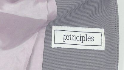 Principles Women's Grey Blazer Size 12, Formal Business Style
