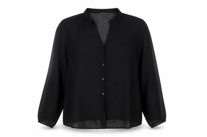 Womens UK Size 22 Marks and Spencer Black  Blouse