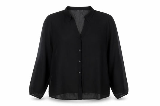 Womens UK Size 22 Marks and Spencer Black  Blouse