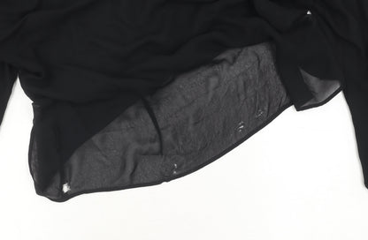 Womens UK Size 22 Marks and Spencer Black  Blouse