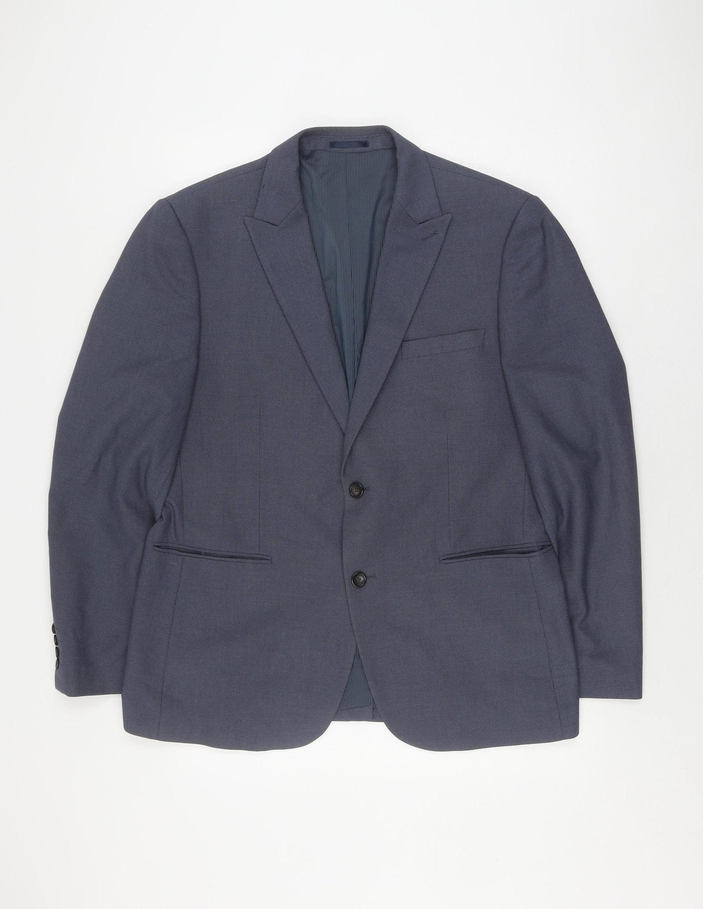 Mens UK Size 44 NEXT Regular Blue Suit Jacket