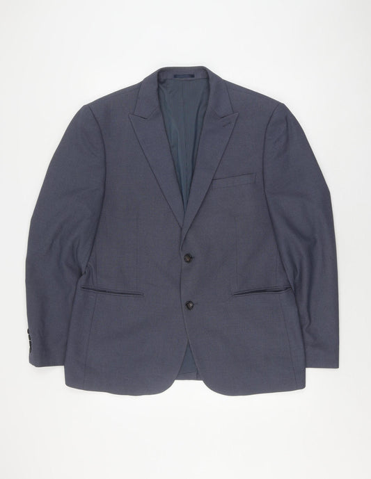 Mens UK Size 44 NEXT Regular Blue Suit Jacket
