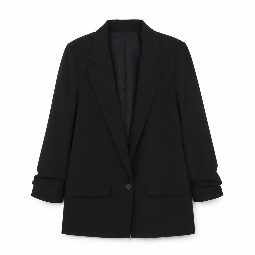 Womens UK Size S Mango Regular Black Blazer