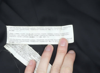 Mango Women's Black Blazer S, Notch Lapel, Lined