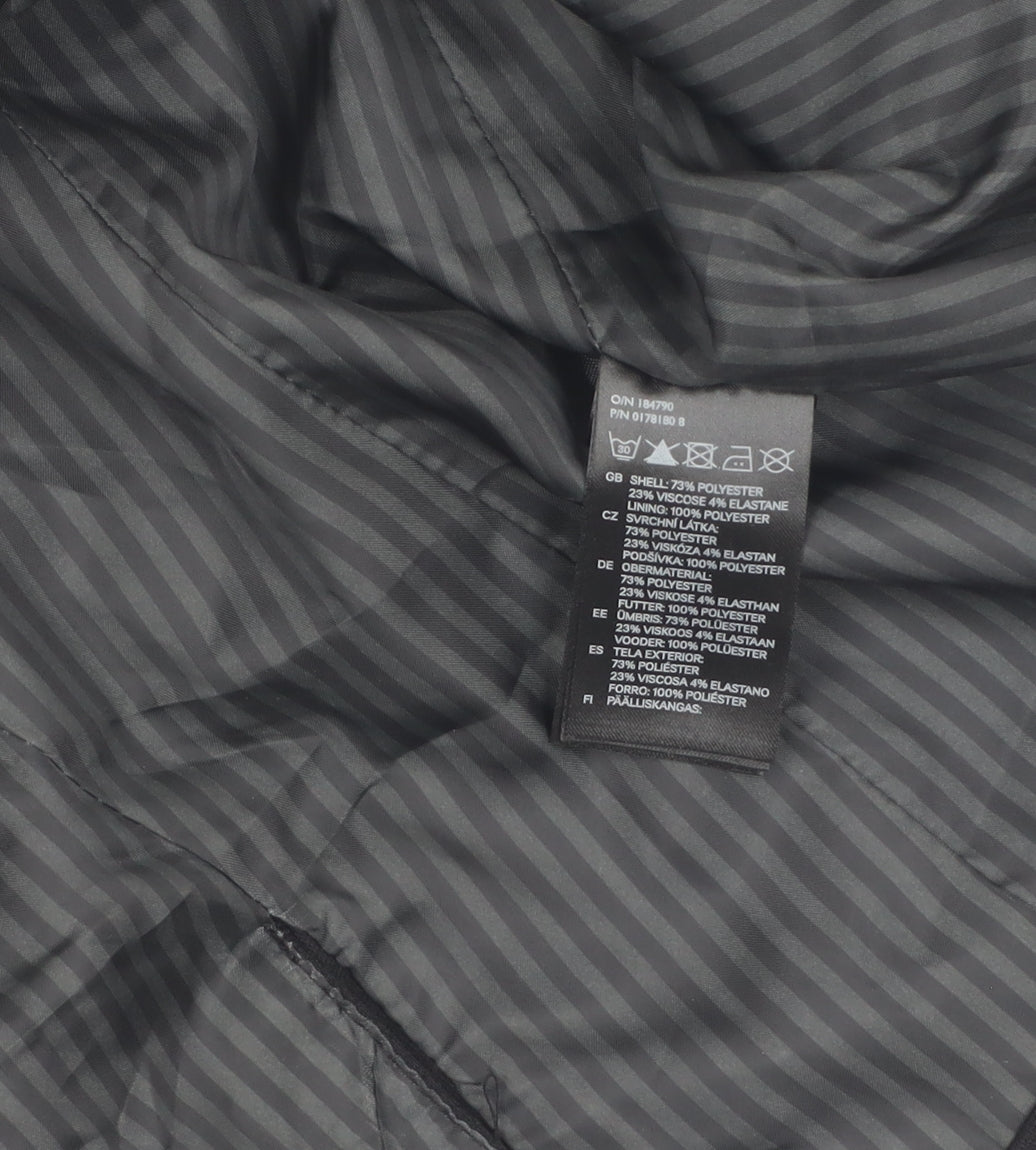 Topshop Women's Black Pinstripe Blazer S