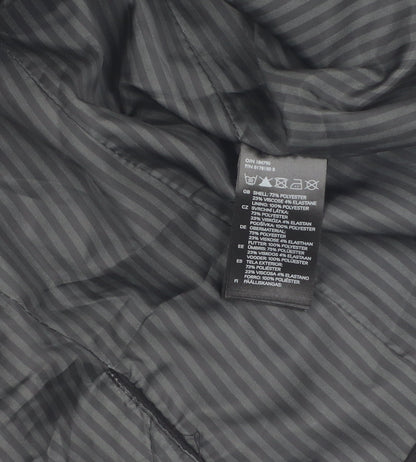 Topshop Women's Black Pinstripe Blazer S