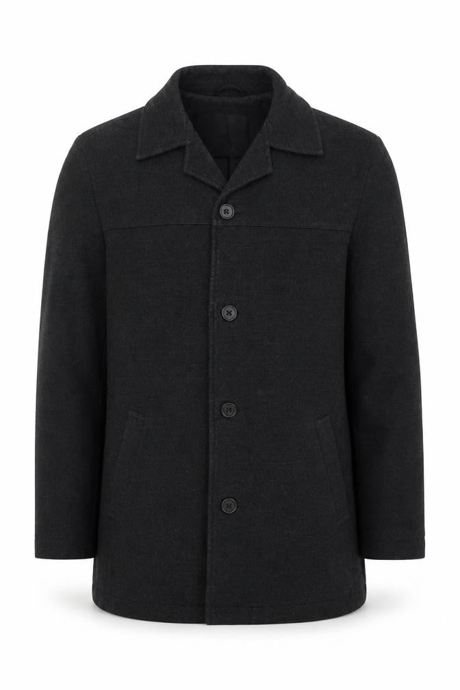 Mens UK Size S NEXT Grey Overcoat