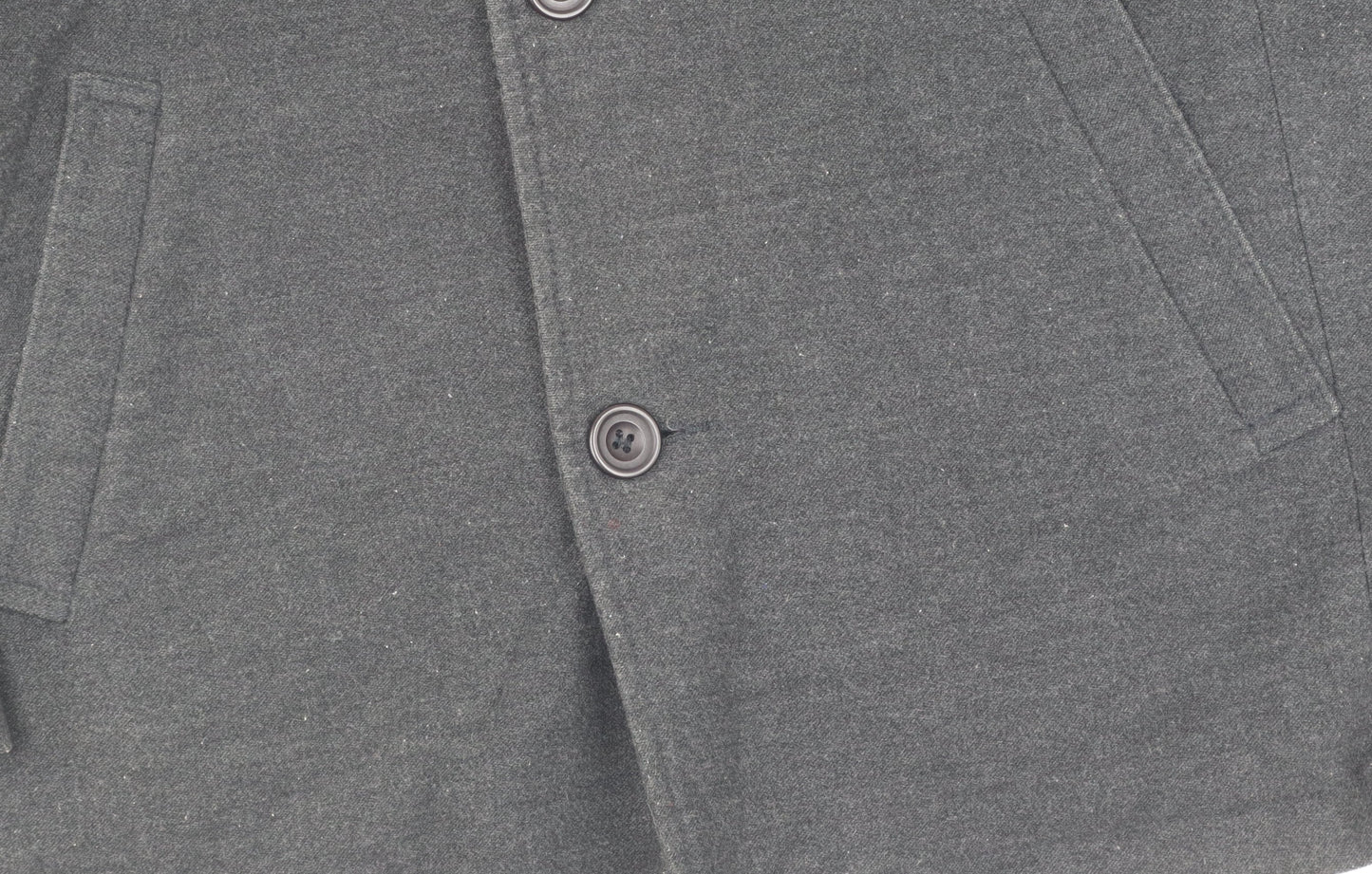 Mens UK Size S NEXT Grey Overcoat