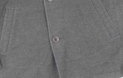 Mens UK Size S NEXT Grey Overcoat