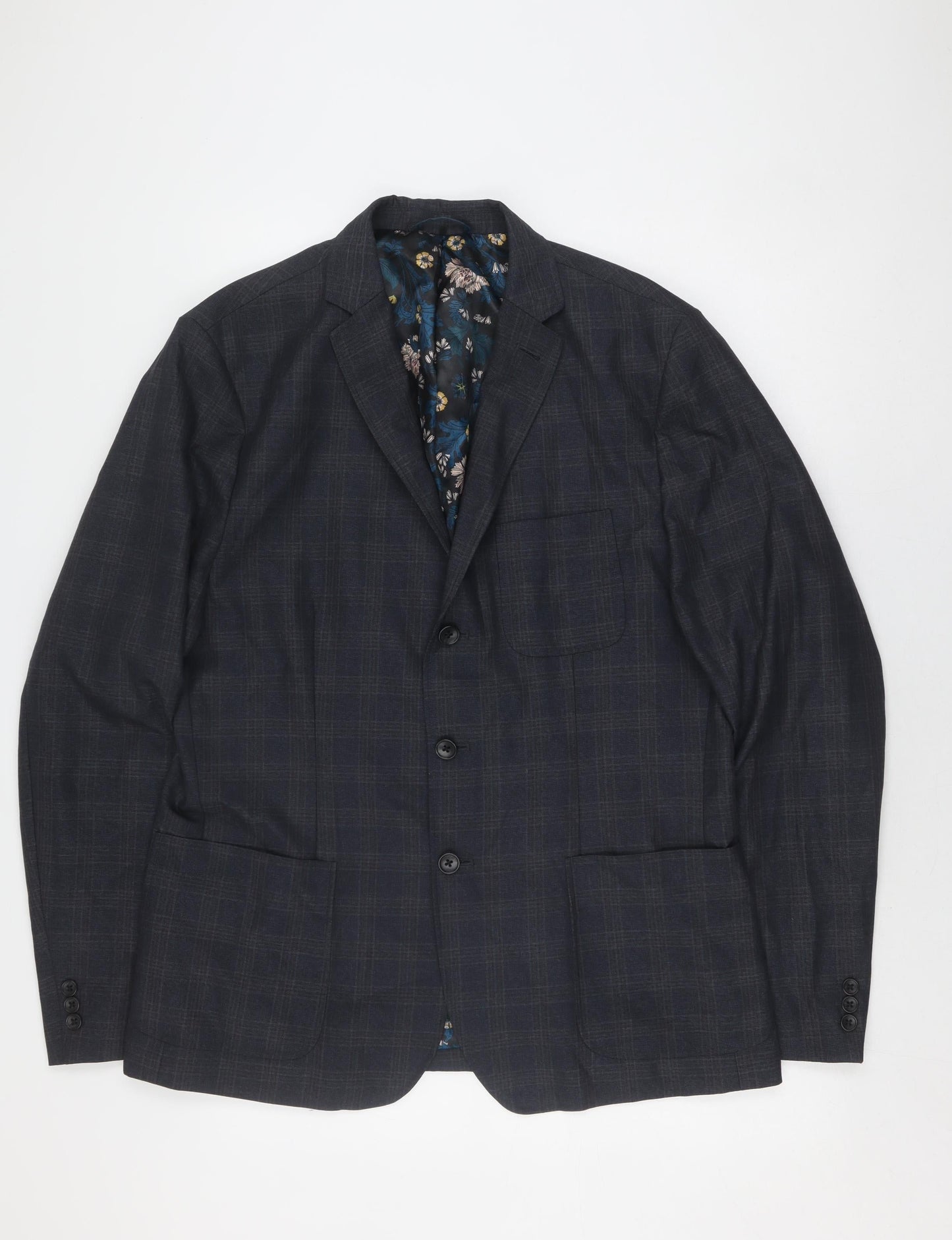 Mens UK Size 44 NEXT Regular Blue Suit Jacket