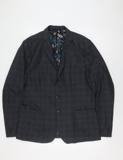 Mens UK Size 44 NEXT Regular Blue Suit Jacket