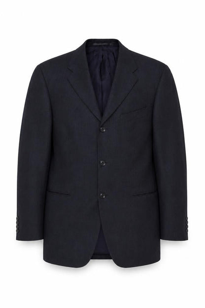 Mens UK Size 38 Vintage Regular Black Suit Jacket