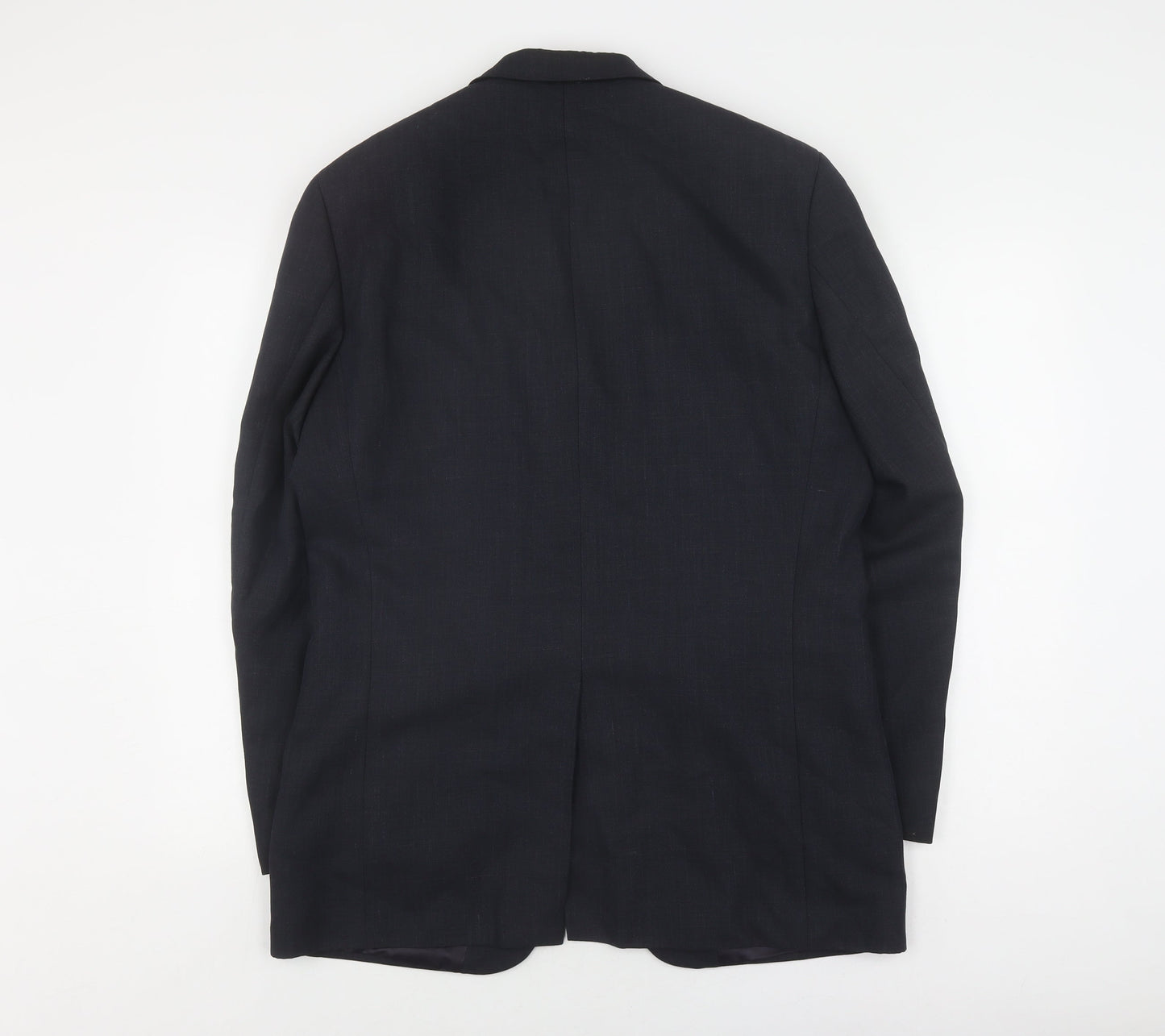 Mens UK Size 38 Vintage Regular Black Suit Jacket