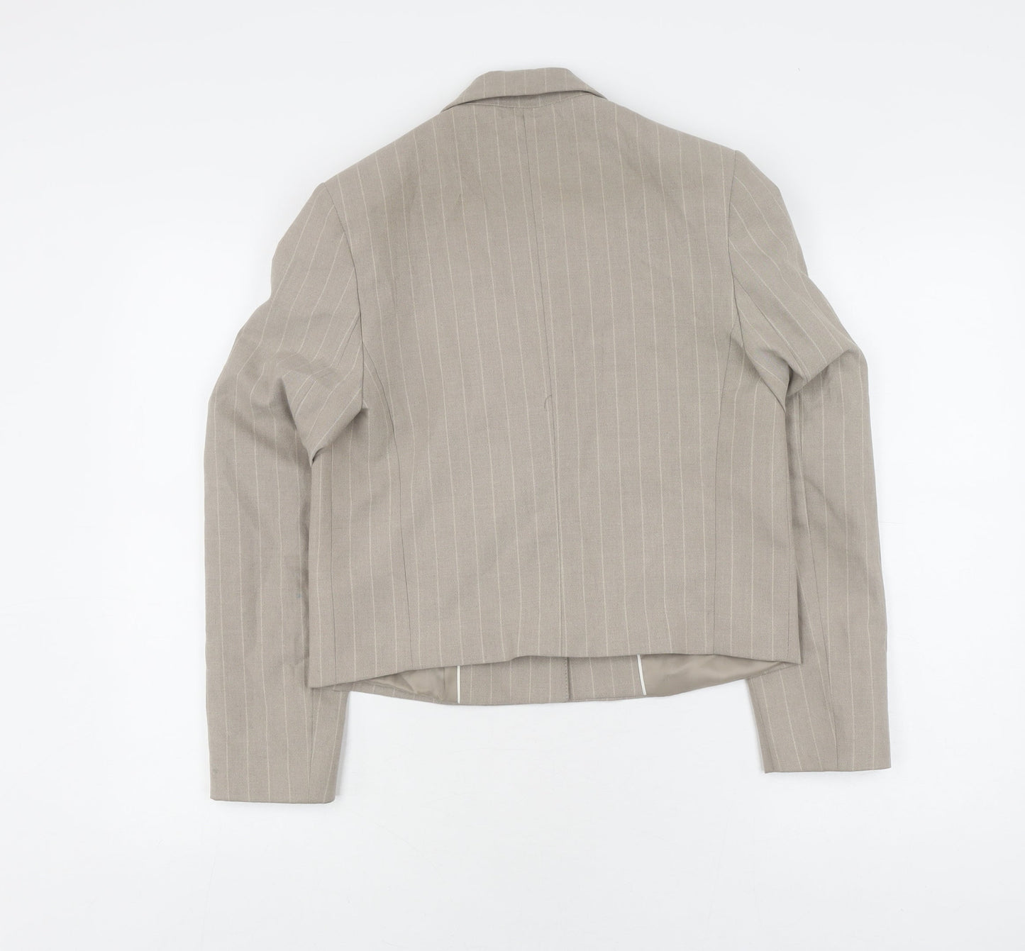 Womens UK Size XS MNG Regular Beige Blazer
