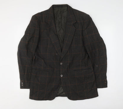 Mens UK Size 40 Periscope Regular Brown Suit Jacket