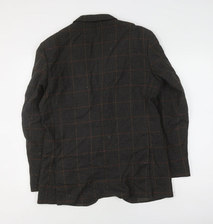 Mens UK Size 40 Periscope Regular Brown Suit Jacket