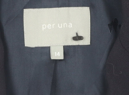 Per Una Women's Black Suit Jacket Size 14 Regular