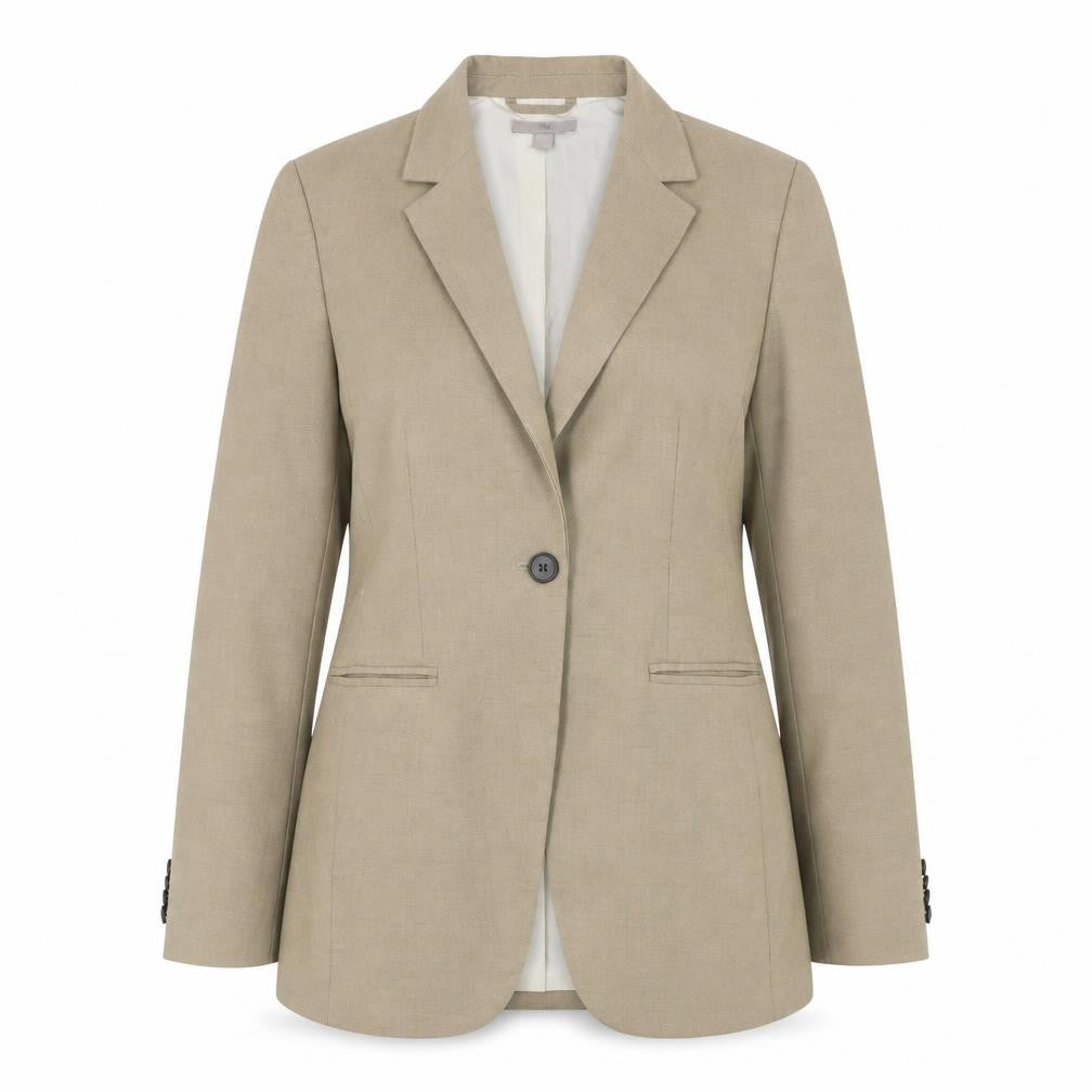 Womens UK Size 6 H&M Regular Beige Suit Jacket