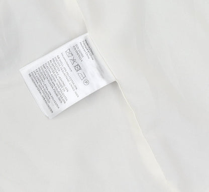 H&M Women's Beige Trouser Suit Jacket Size 6