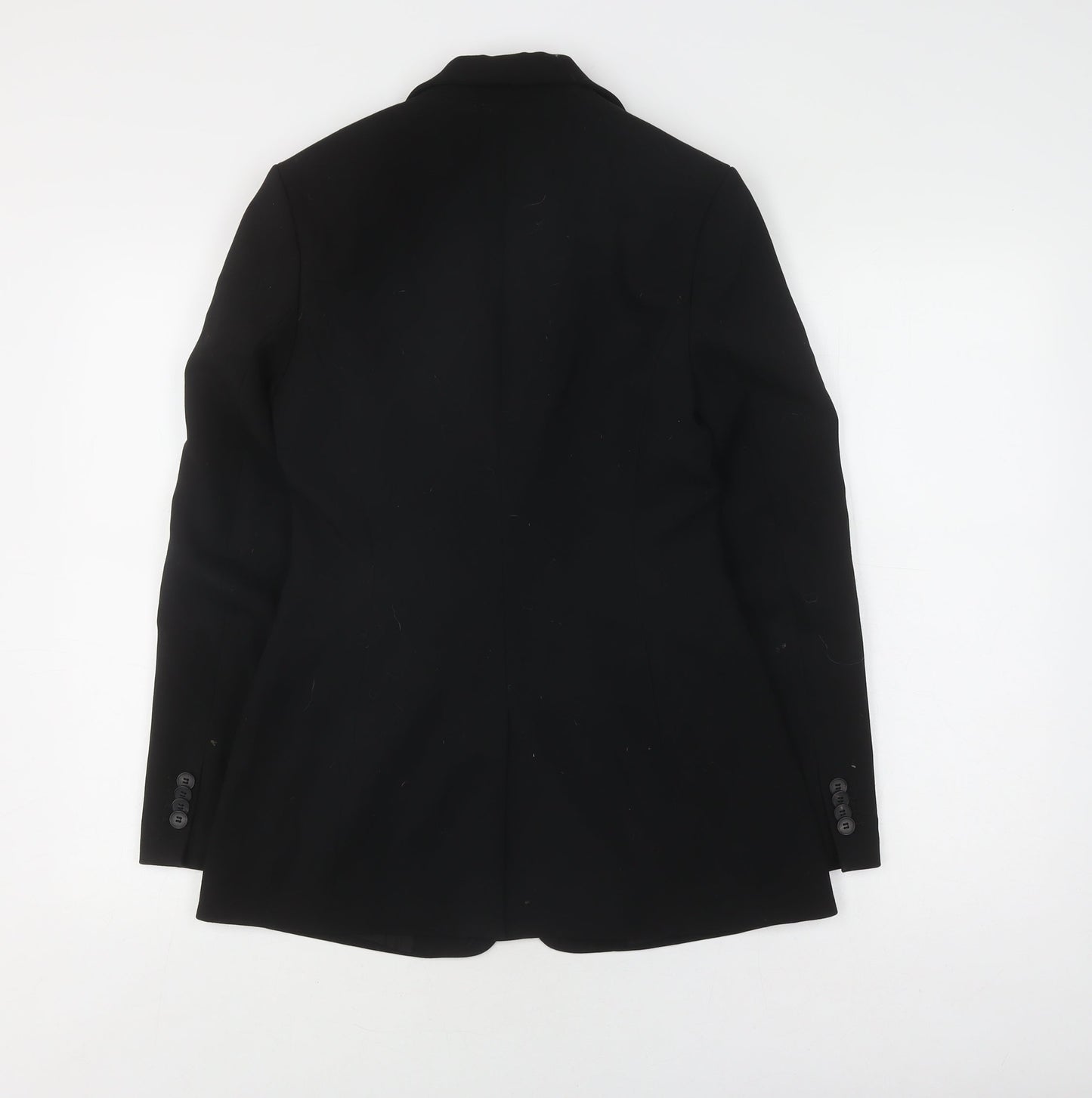 H&M Women's Black Suit Jacket Size 6 Notch Lapel