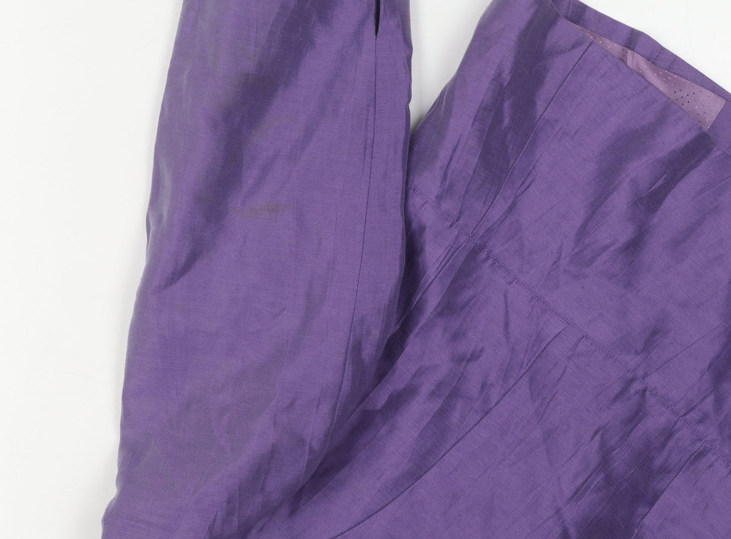 Purple Women's Blazer Size 16 Linen Shawl Collar