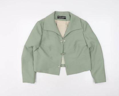 Peggy French Couture Women's Green Blazer, Size 18
