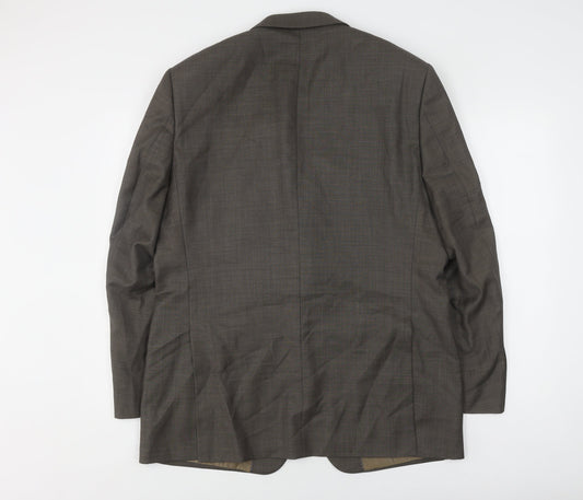 Mens UK Size 42 Greenwoods Regular Brown Suit Jacket