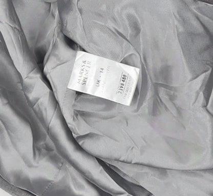 Marks and Spencer Women's Grey Blazer Size 14