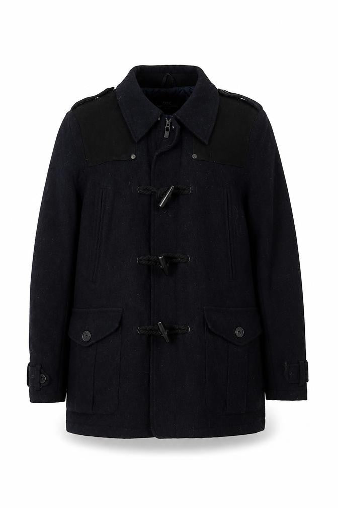 Mens UK Size S NEXT Black Duffle Coat