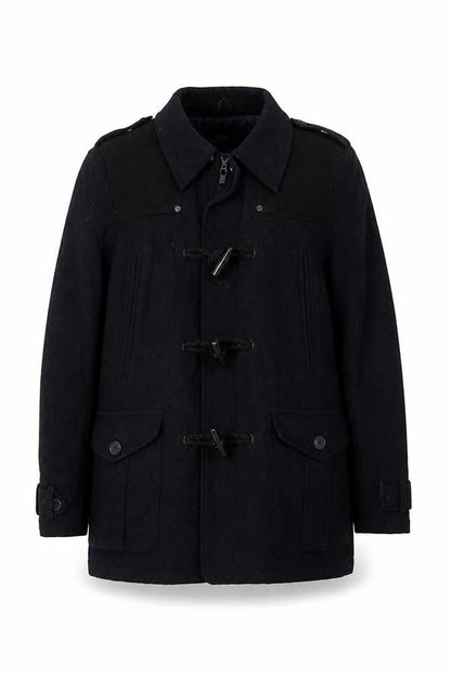Mens UK Size S NEXT Black Duffle Coat