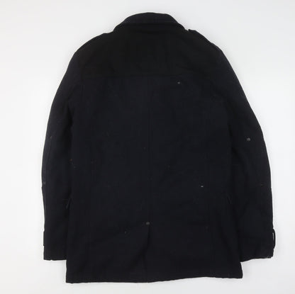 Mens UK Size S NEXT Black Duffle Coat