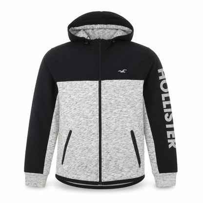 Mens UK Size S Hollister Grey Windbreaker Coat