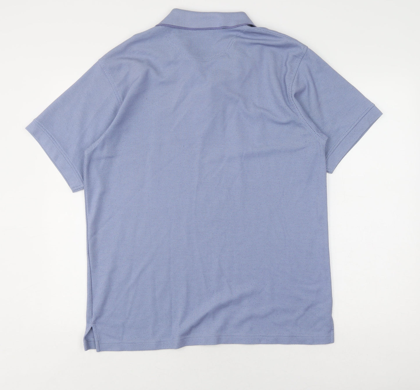 Weird Fish Men's Blue Polo Shirt L Short Sleeve