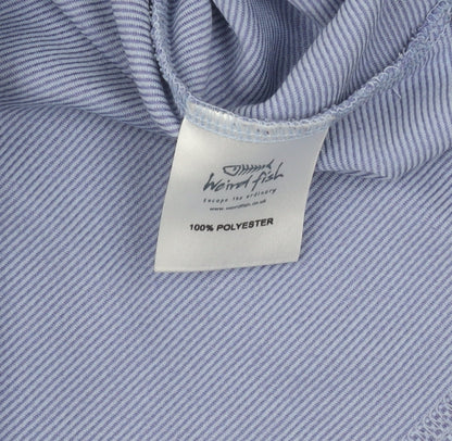 Weird Fish Men's Blue Polo Shirt L Short Sleeve