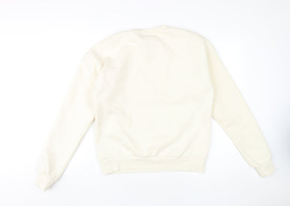 Fila Unisex Ivory Pullover Sweatshirt S Casual