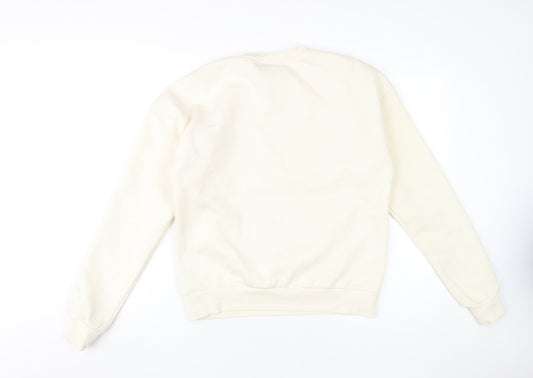 Fila Unisex Ivory Pullover Sweatshirt S Casual