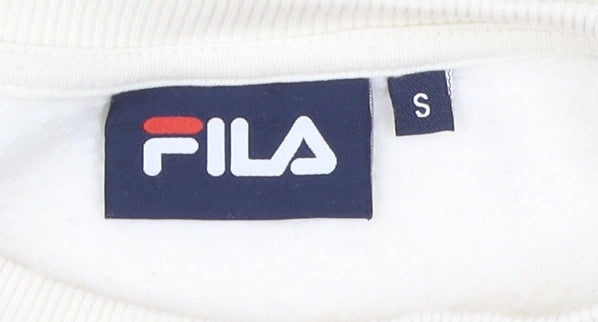 Fila Unisex Ivory Pullover Sweatshirt S Casual