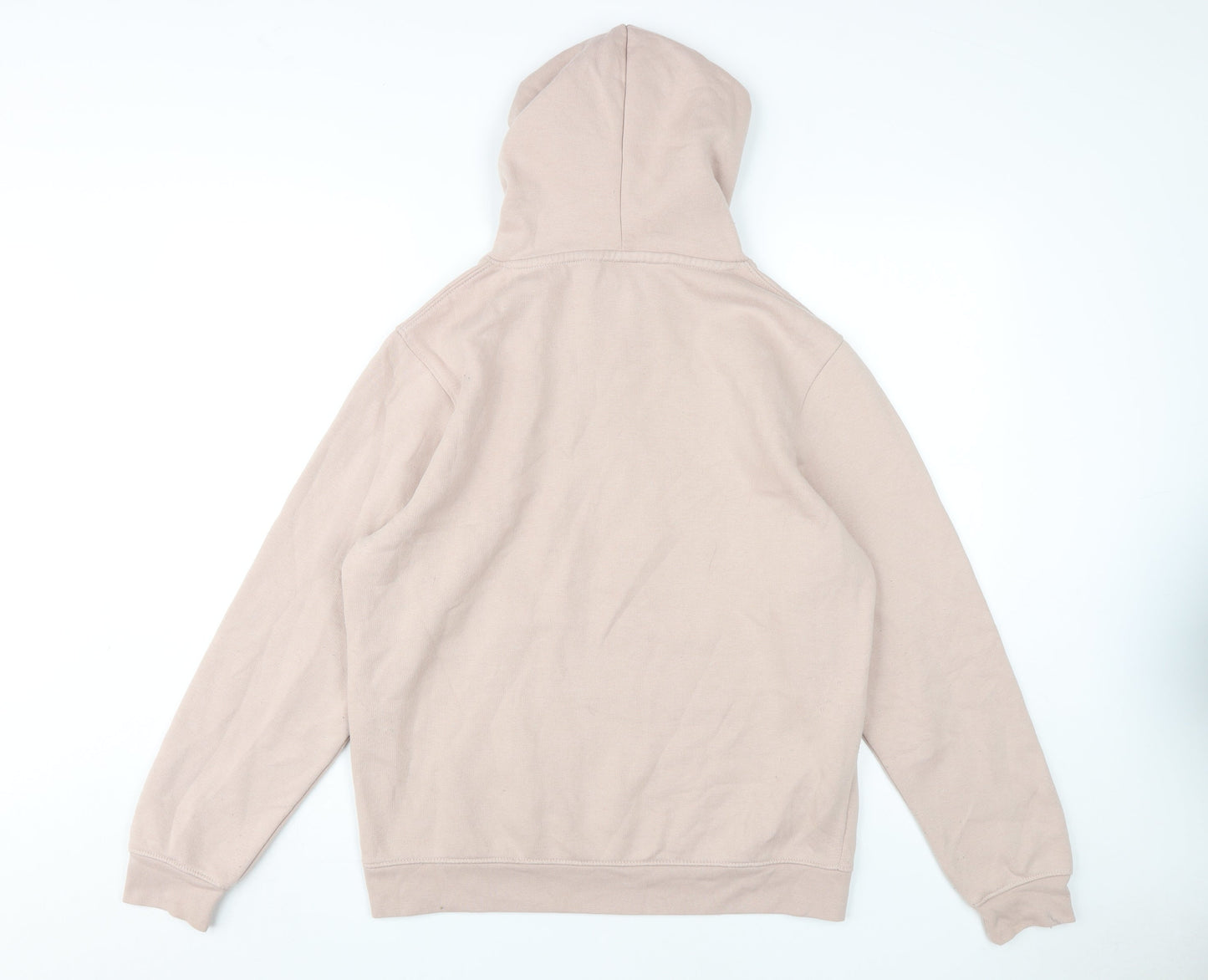 Mens UK Size M Criminal Damage Beige Pullover Hoodie