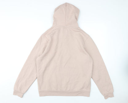 Mens UK Size M Criminal Damage Beige Pullover Hoodie