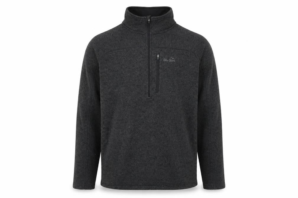 Mens UK Size M Peter Storm Black 1/2 Zip Sweatshirt