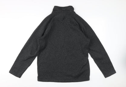 Mens UK Size M Peter Storm Black 1/2 Zip Sweatshirt