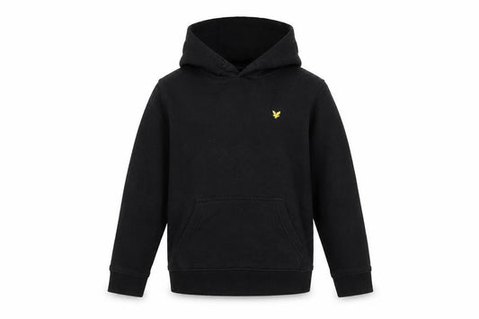 Lyle & Scott Boys Black Pullover Hoodie 8-9 Years