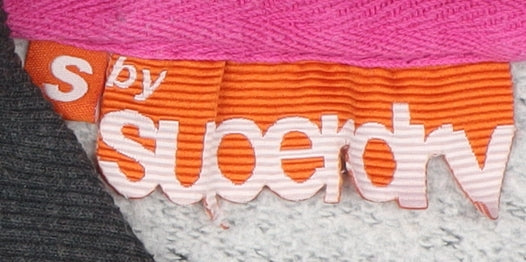 Womens UK Size S Superdry Grey Pullover Hoodie