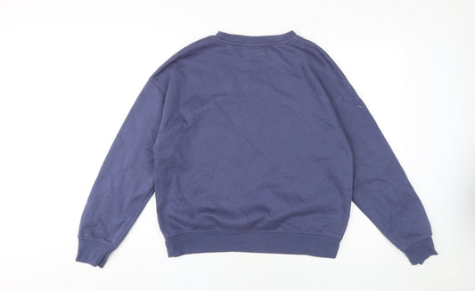 Womens UK Size 8 Disney Blue Pullover Sweatshirt