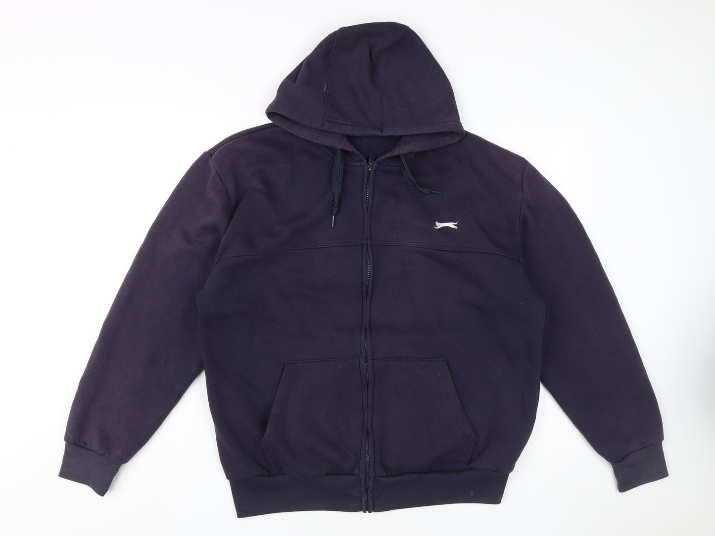 Mens UK Size L Slazenger Blue Full Zip Hoodie