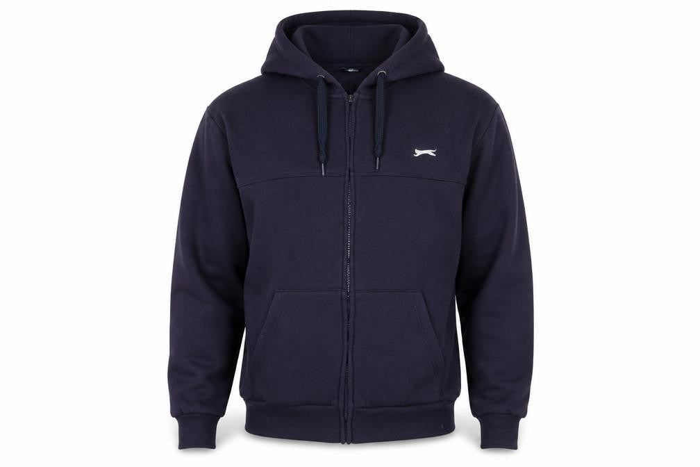 Mens UK Size L Slazenger Blue Full Zip Hoodie