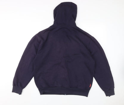 Mens UK Size L Slazenger Blue Full Zip Hoodie