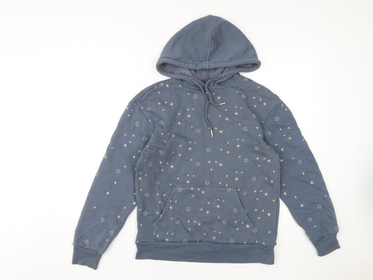 Womens UK Size 10 Marks and Spencer Blue Pullover Hoodie