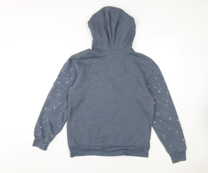 Womens UK Size 10 Marks and Spencer Blue Pullover Hoodie