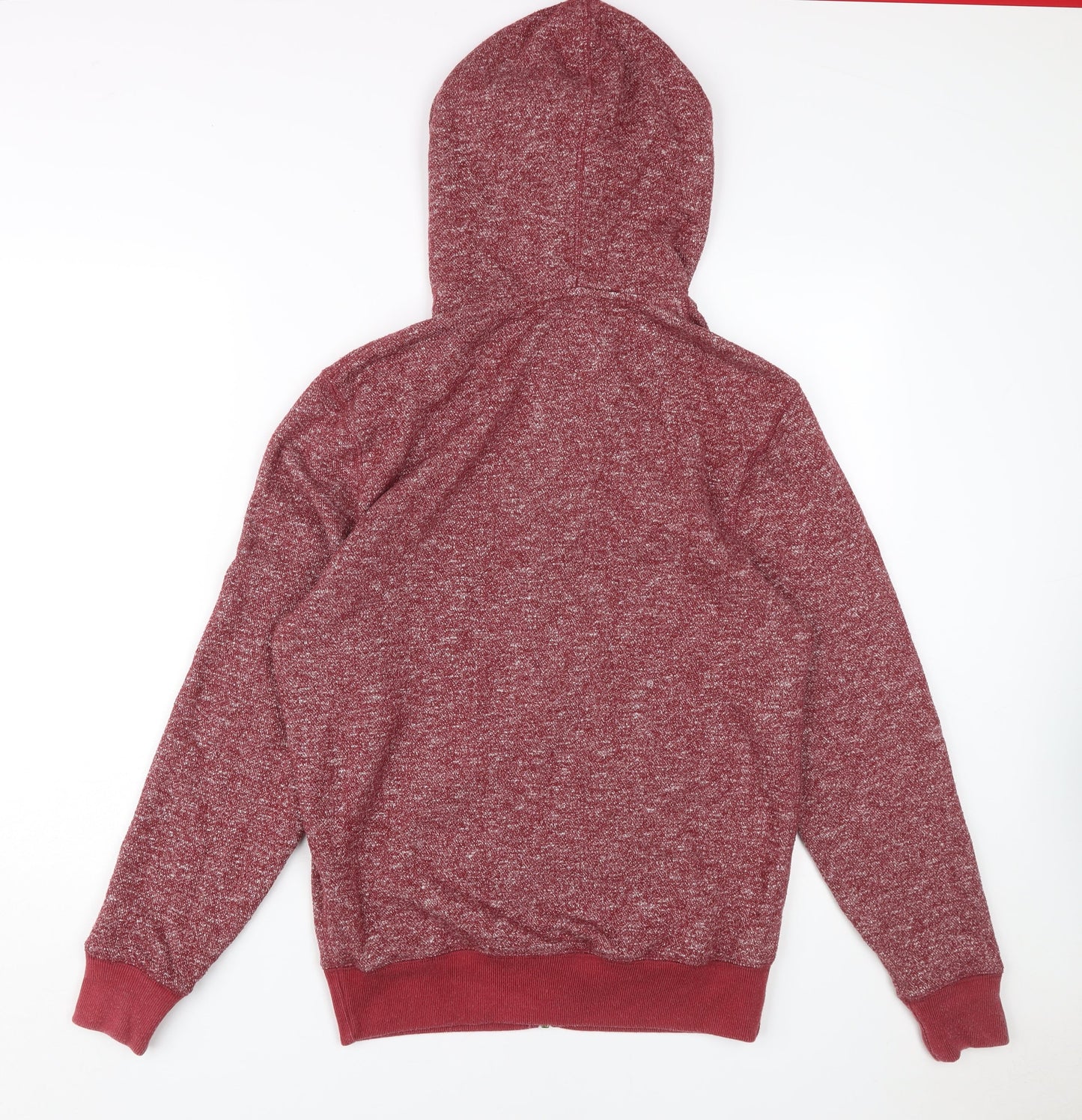 Mens UK Size S Jack Wills Red Full Zip Hoodie